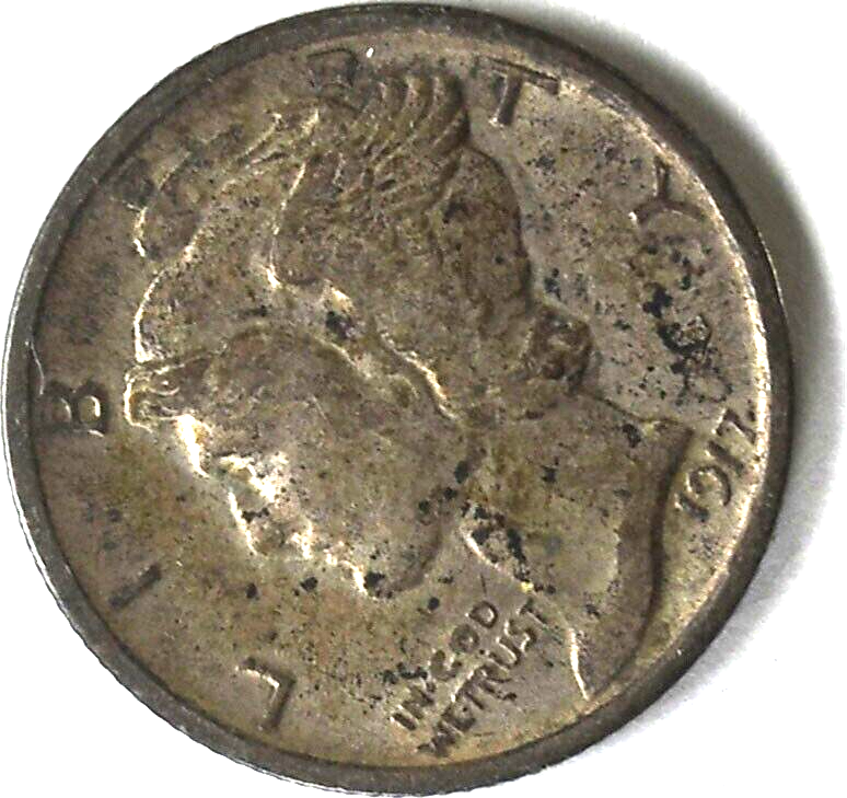 Fashion 1917 s dime