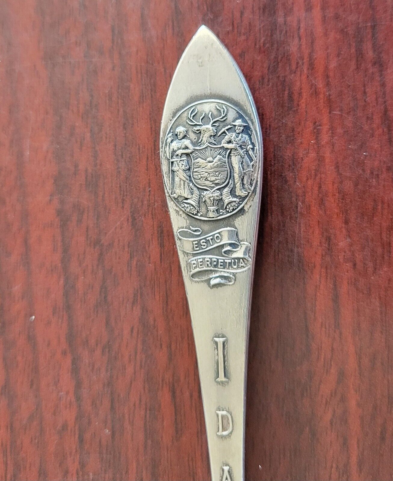 Idaho State Sterling Silver 5 5/8" Souvenir Spoon .66oz. Vintage