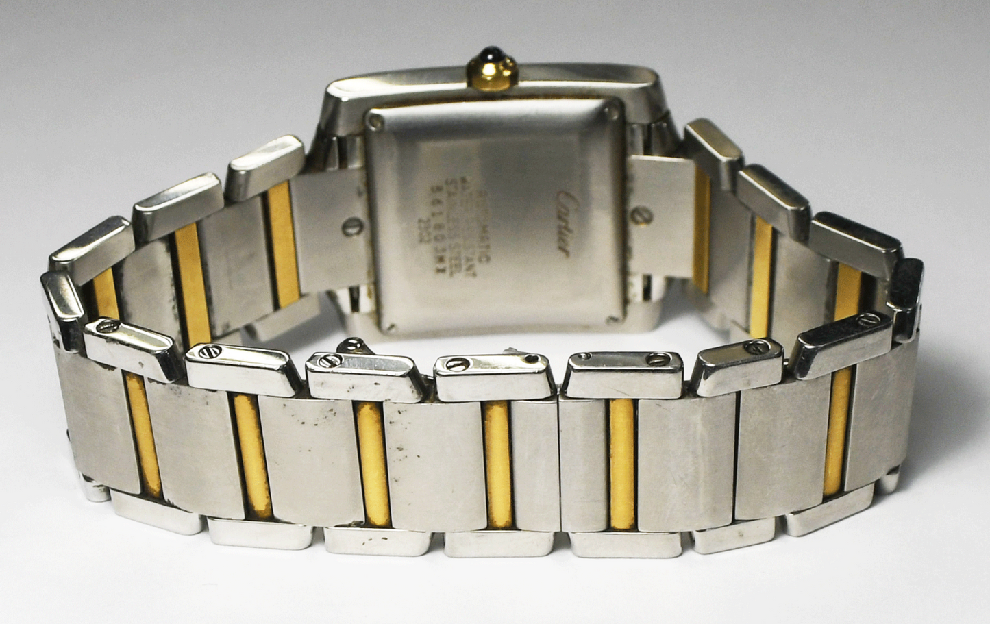 Cartier Tank Francaise 18k Gold Stainless 28mm Automatic 2302