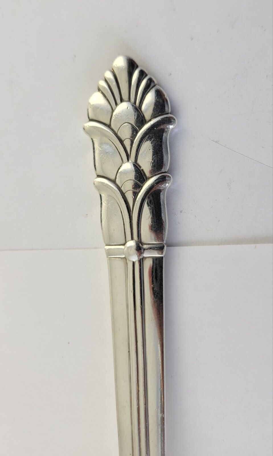 1947 Palmette by Tiffany & Co. Sterling 8 3/4" Cold Meat Serving Fork 3.1oz.