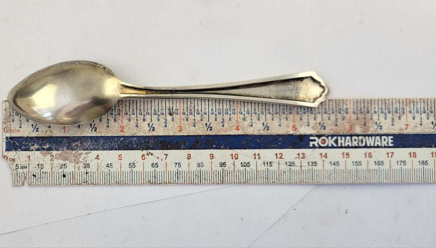 F.H.N. School Building Hays Ks. Sterling Silver 5 5/8" Souvenir Spoon .57oz.