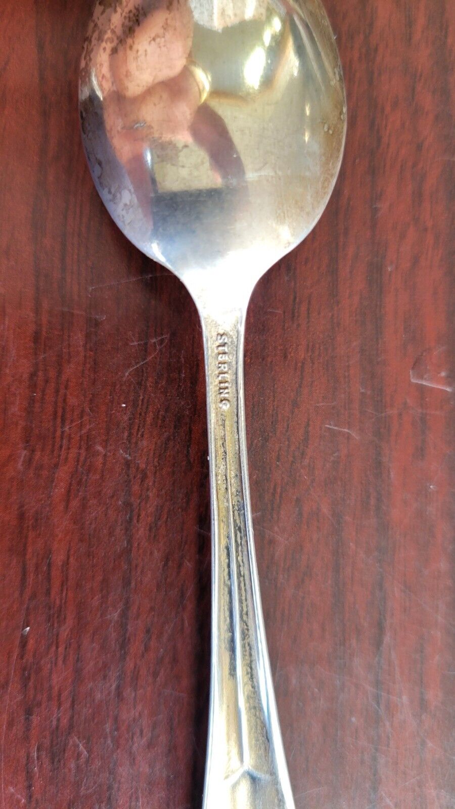 Carlsbad Caverns New Mexico Sterling 5 5/8" Souvenir Spoon .61oz. Rock Of Ages