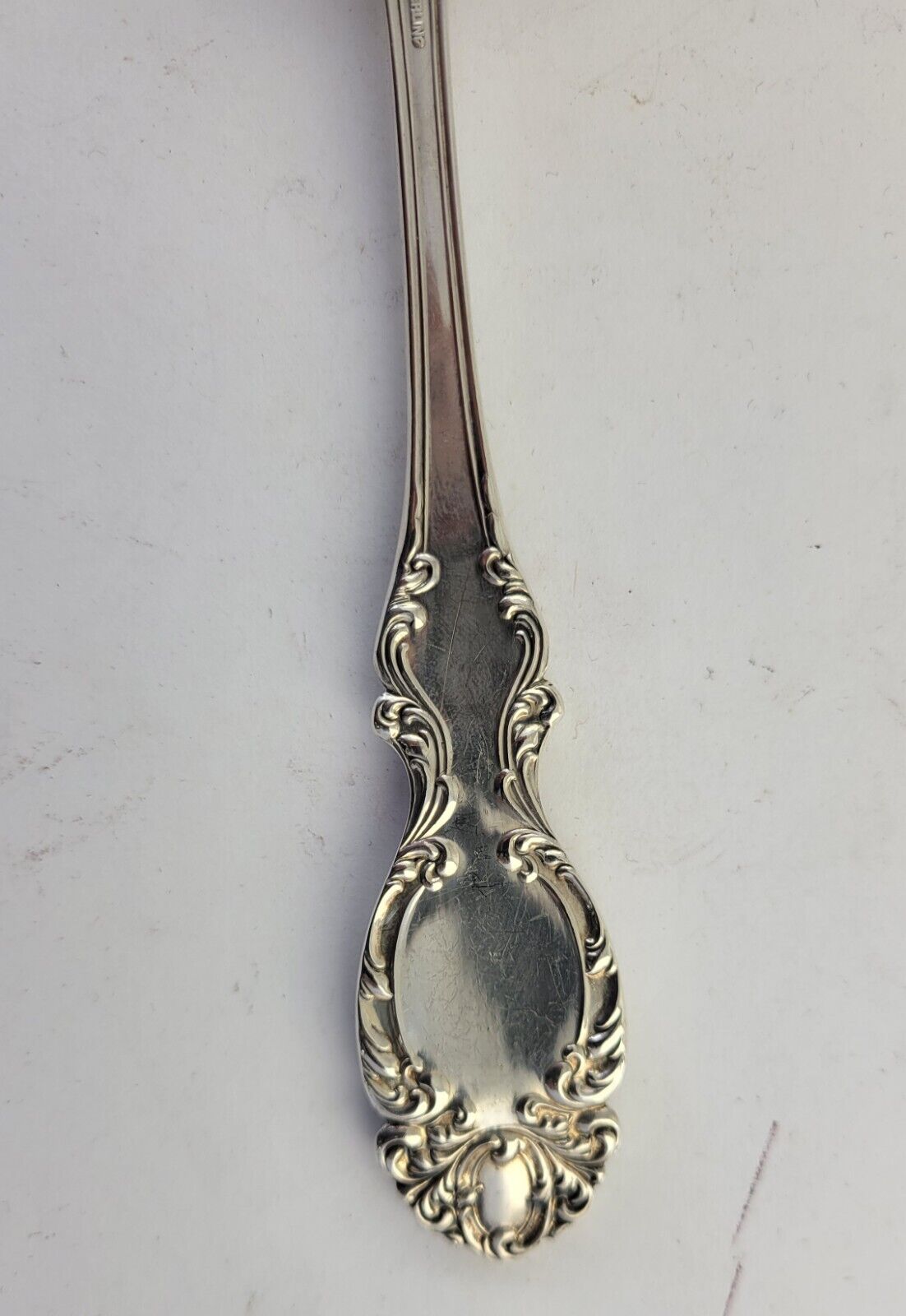 Lucerne by Wallace Sterling Silver 8 1/4" Solid Serving Spoon 1.9oz.