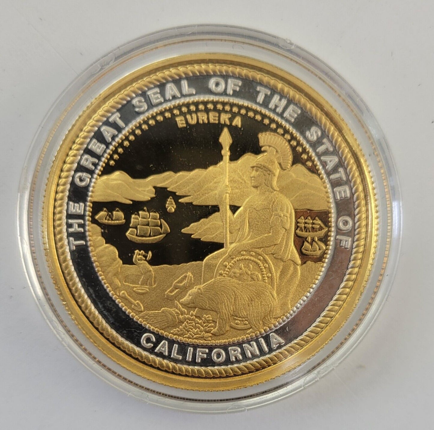 1848-1998 Gold Discovery California Sesquicentennial 1oz .999 Fine Silver Boxed