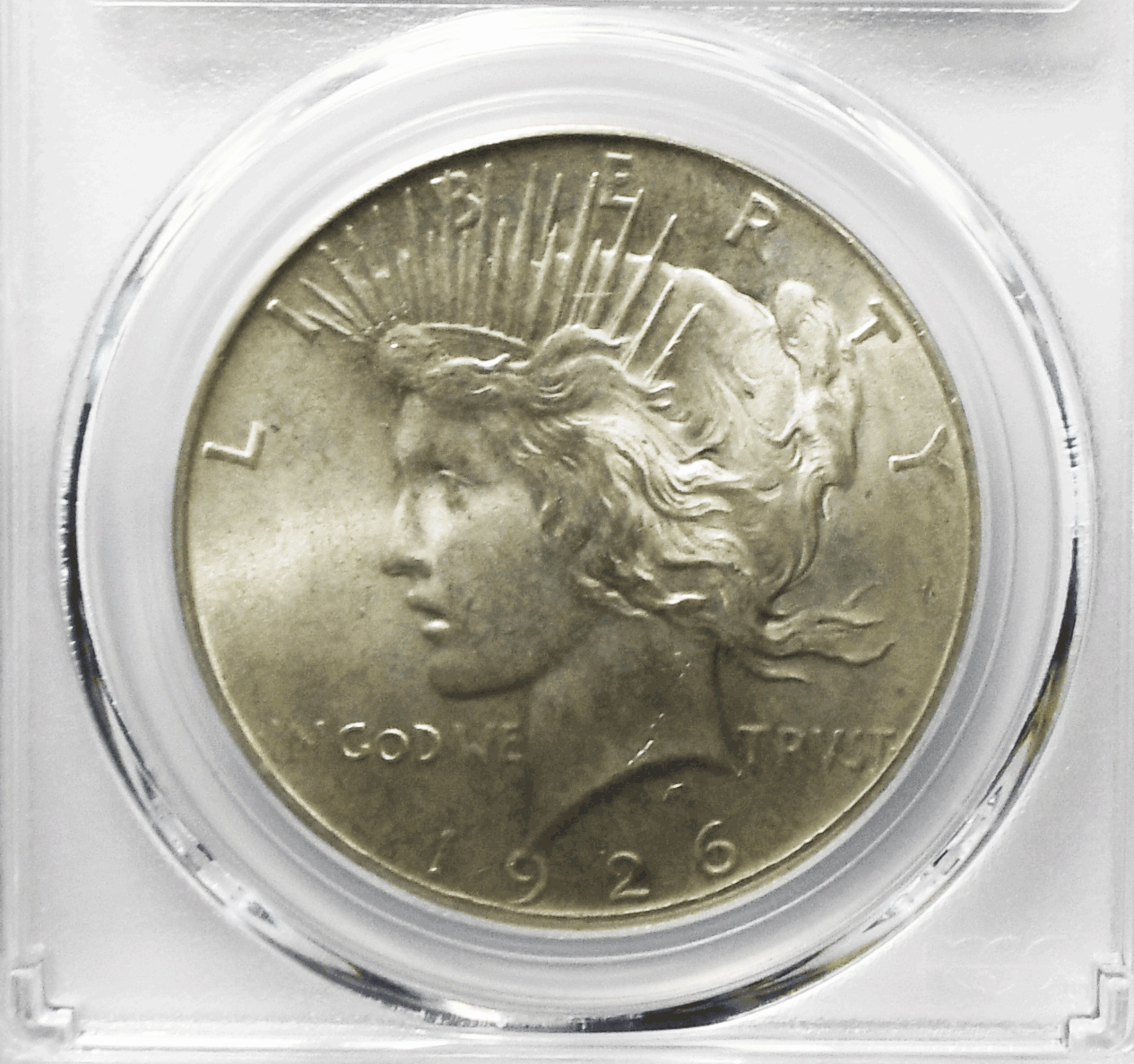 1926 $1 Peace Silver One Dollar US PCGS MS66 Philadelphia Brilliant Uncirculated