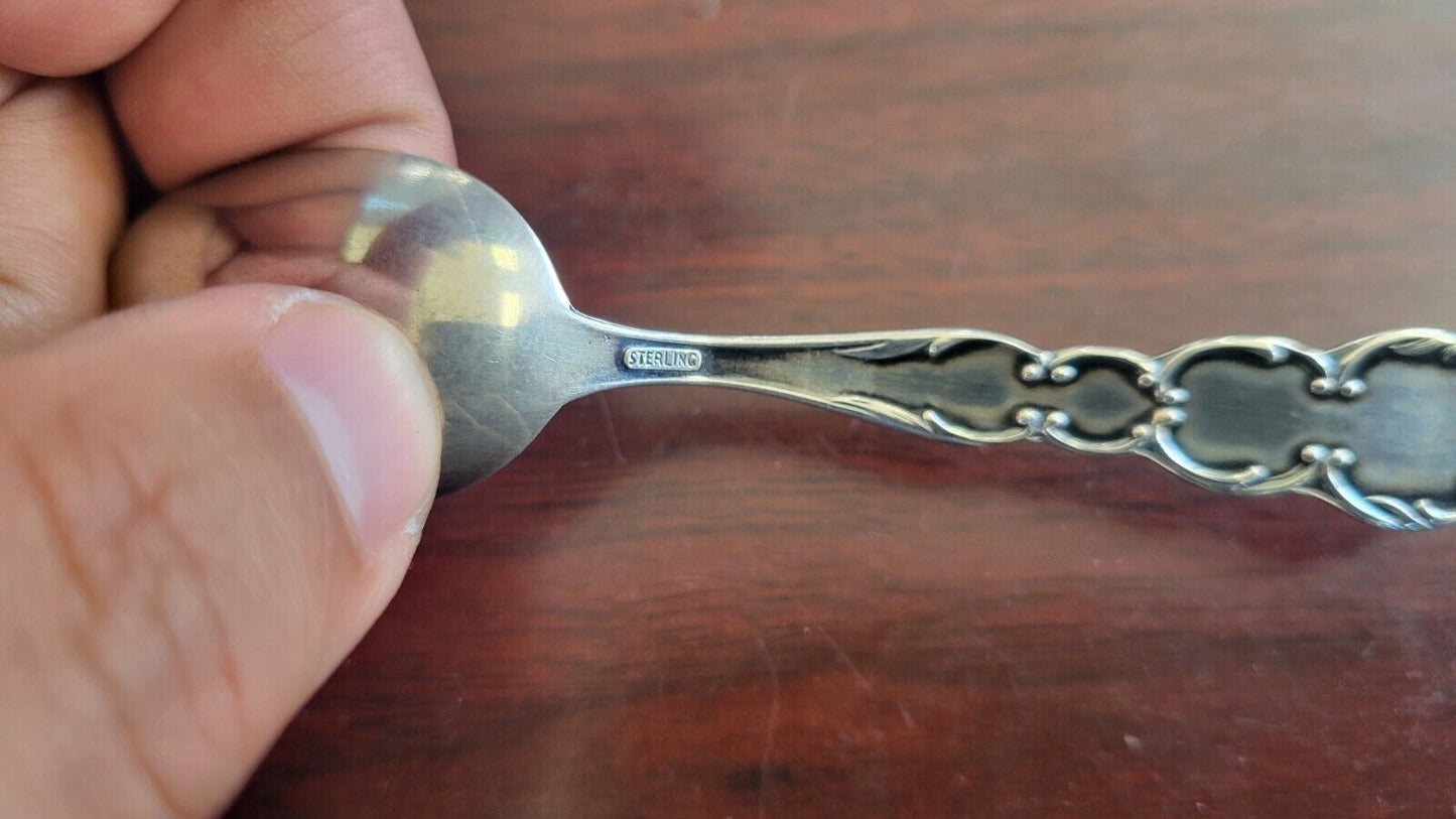 San Francisco Sterling Silver 4" Souvenir Spoon .44oz. Eureka Ferry Bldg.