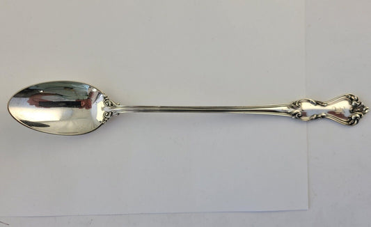 Marlborough by Reed & Barton Sterling 7 5/8" Long Iced Tea Spoon .95oz. Monogram