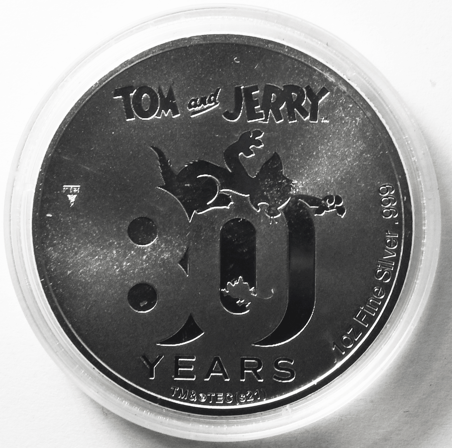 2020 Tom & Jerry 80 Years 1oz .999 Silver Multi View Medal