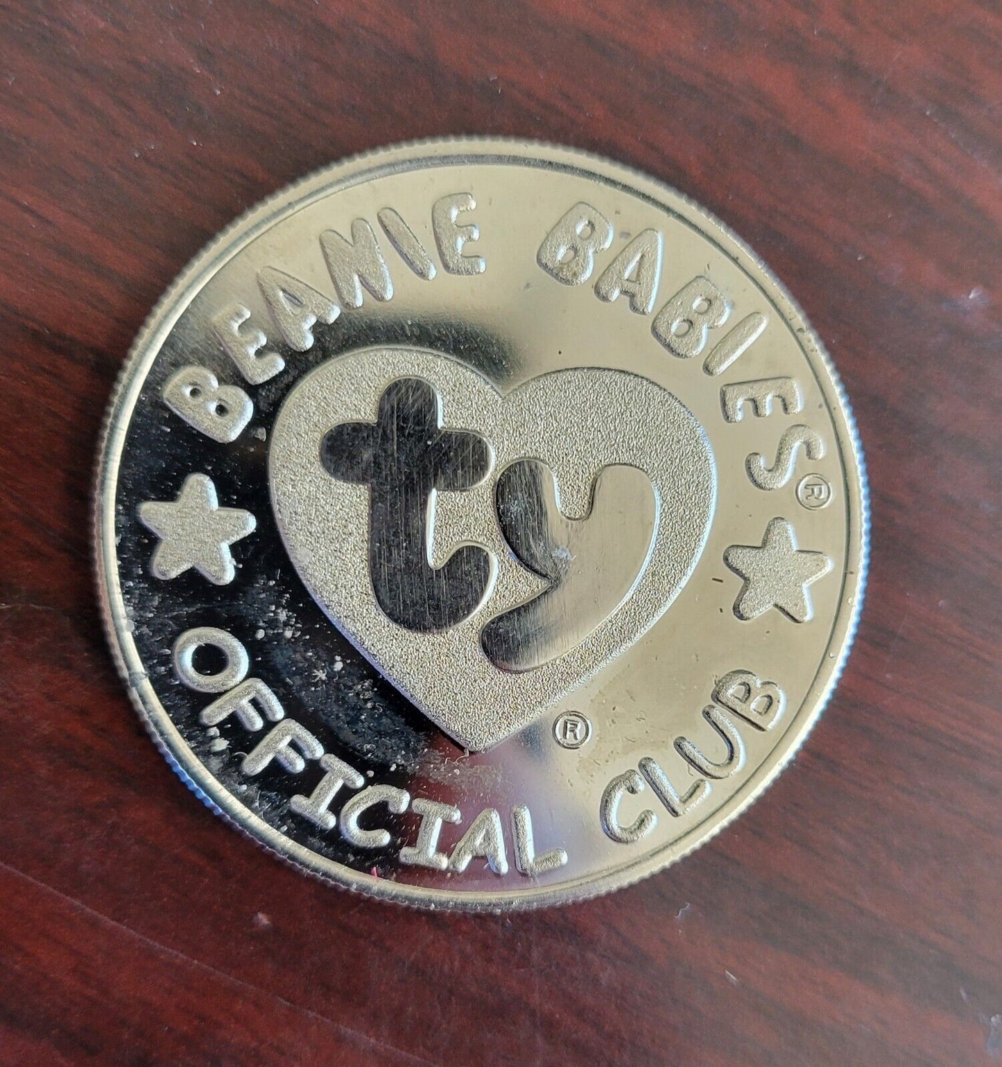 1999 Beanie Babies Chocolate Original 9 Official Club Token Medal