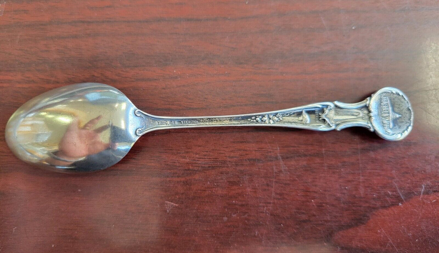 The Greek Theater Sterling 5  1/4" Souvenir Spoon .5oz. Berkley University