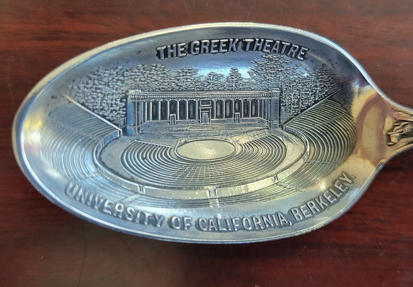 The Greek Theater Sterling 5  1/4" Souvenir Spoon .5oz. Berkley University