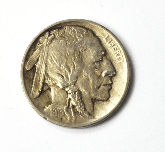 1913 Type 1 5c Buffalo Nickel Rare Five Cents US Coin Philadelphia