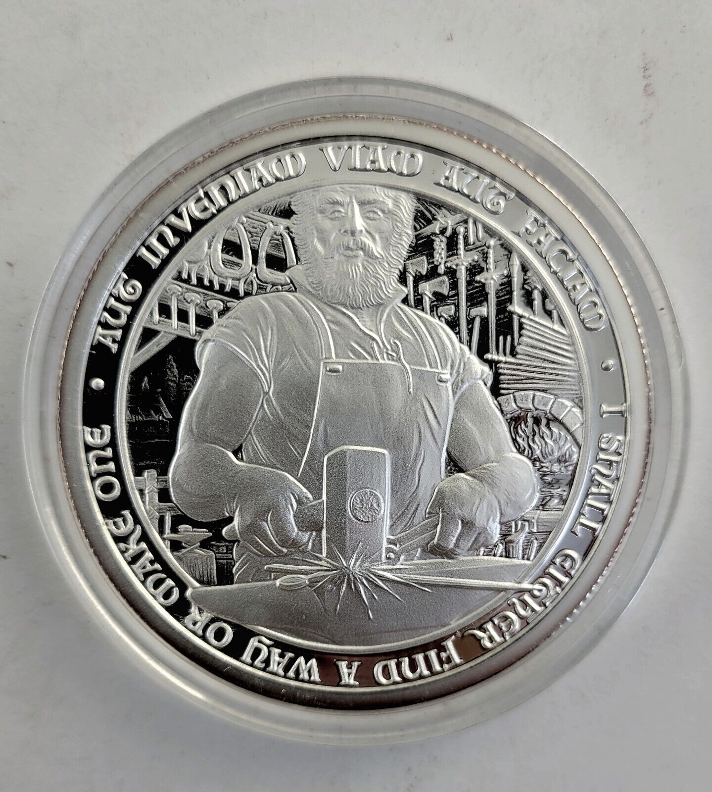 The Blacksmith 2oz. Destiny Knight Series Proof Round w/COA .999 Fine Silver