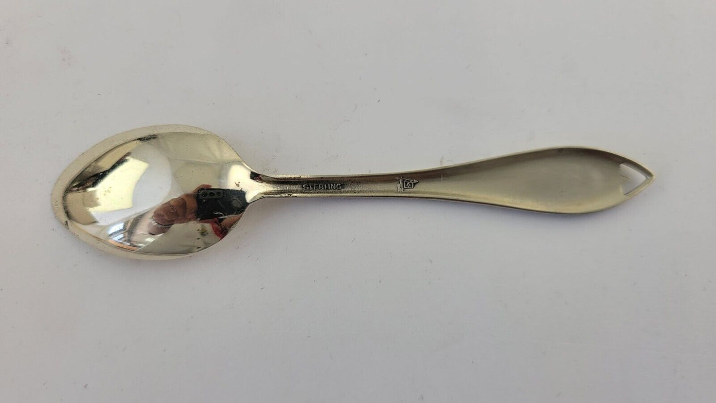 New Mexico Sterling Silver 4 1/4" Souvenir Spoon .31oz. By Bell Trading Post