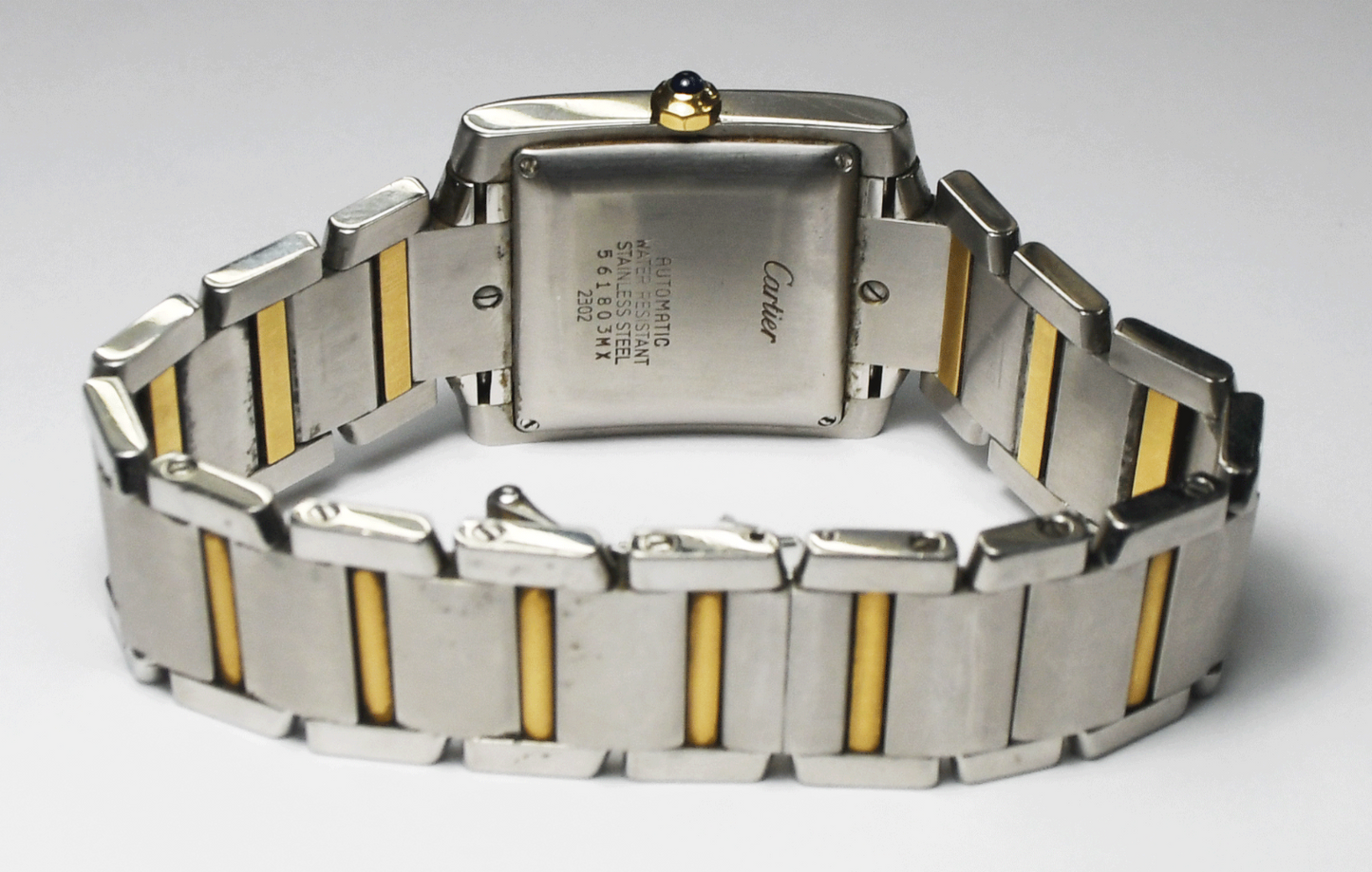 Cartier Tank Francaise 18k Gold Stainless 28mm Automatic 2302