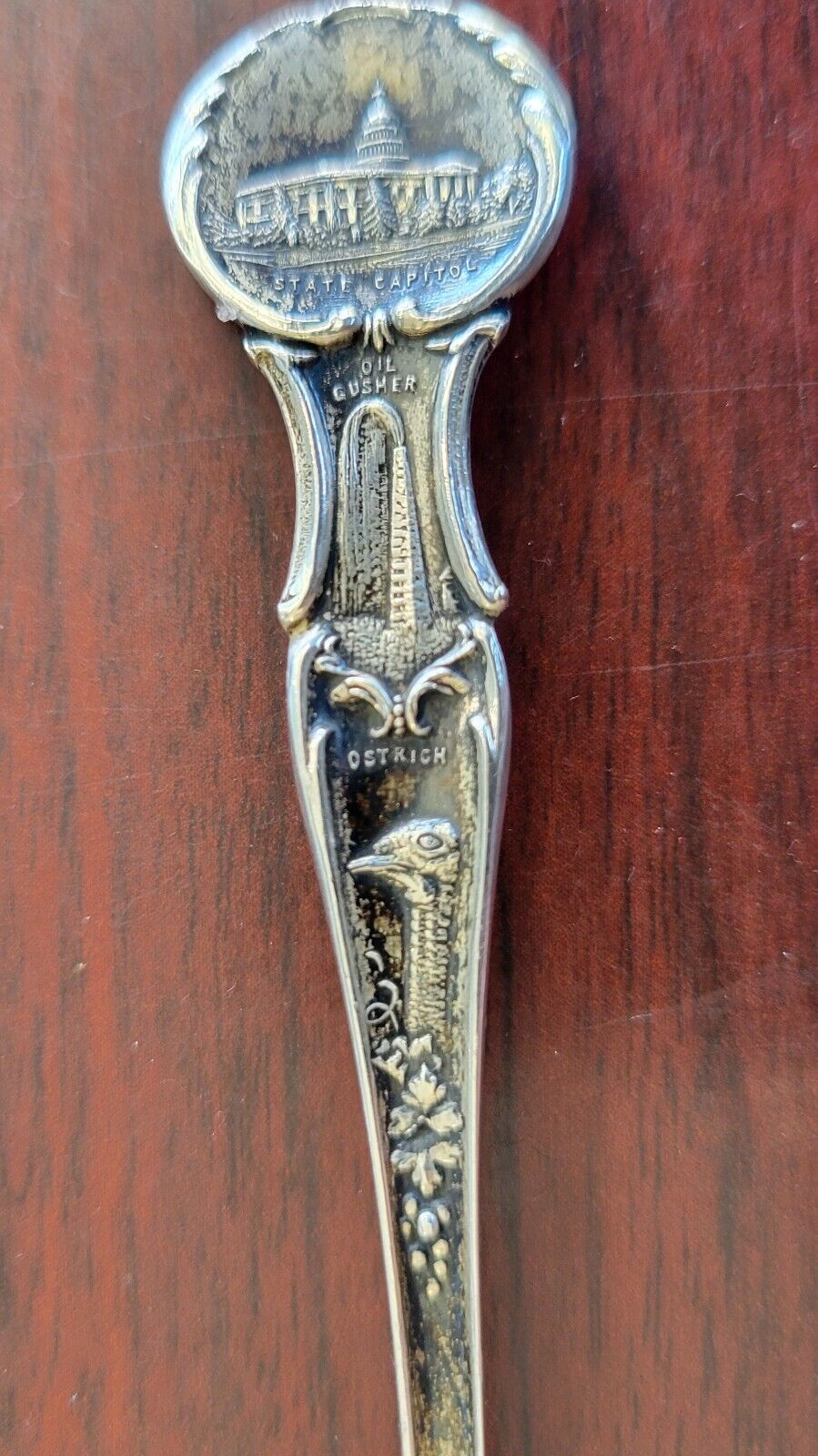 The Greek Theater Sterling 5  1/4" Souvenir Spoon .5oz. Berkley University