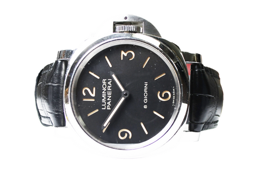 Panerai Luminor 8 Days Giorni 44mm SS OP7347 WR300m Box Papers & Strap PAM00915