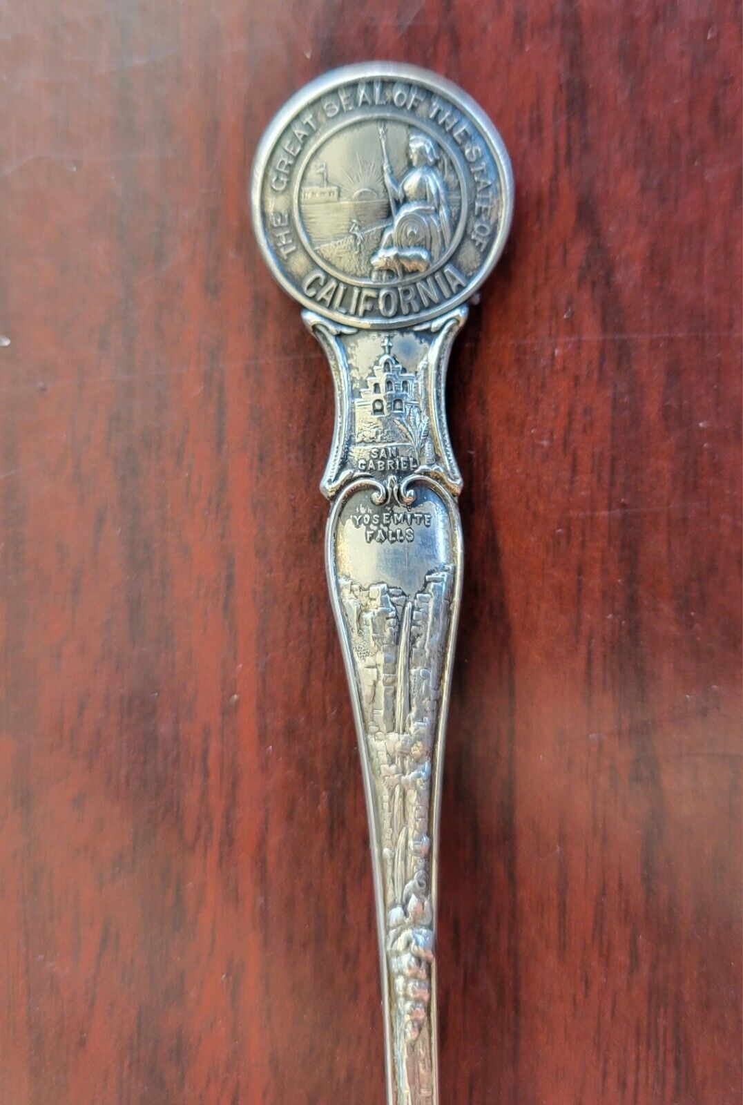 The Greek Theater Sterling 5  1/4" Souvenir Spoon .5oz. Berkley University