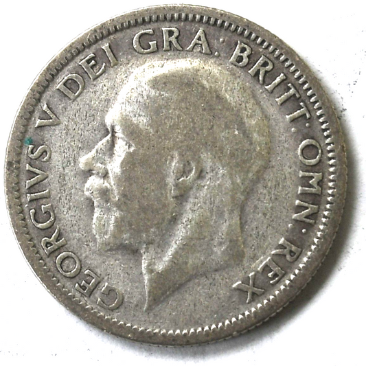 1926 Great Britain One Shilling Silver Coin