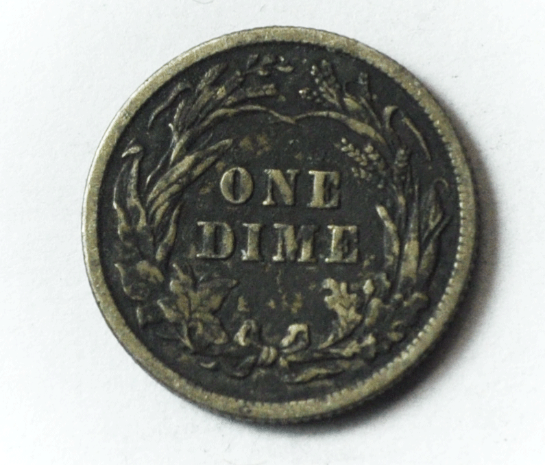 1906 10c Barber Silver Dime Ten Cents Philadelphia Rare