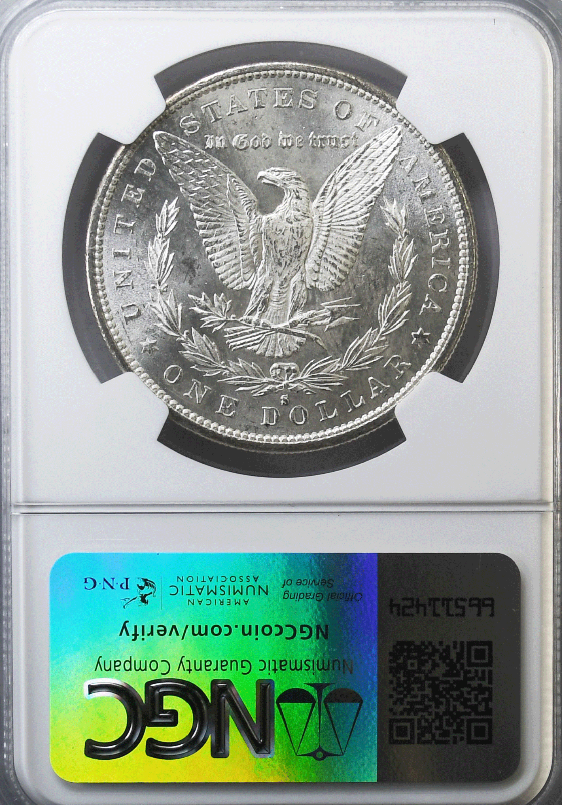 1879 S $1 Morgan Silver Dollar MS61 NGC VAM 48A Beauty Mark San Francisco