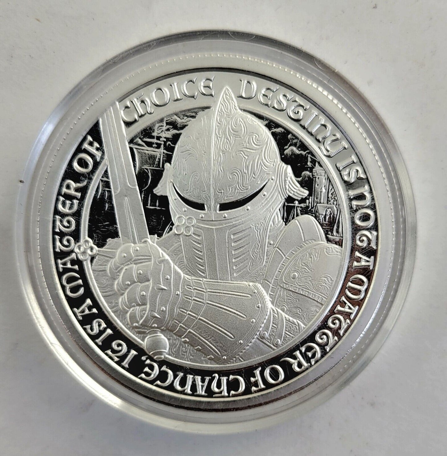 The Dragon 2oz. Destiny Series Proof Round w/COA .999 Fine Silver