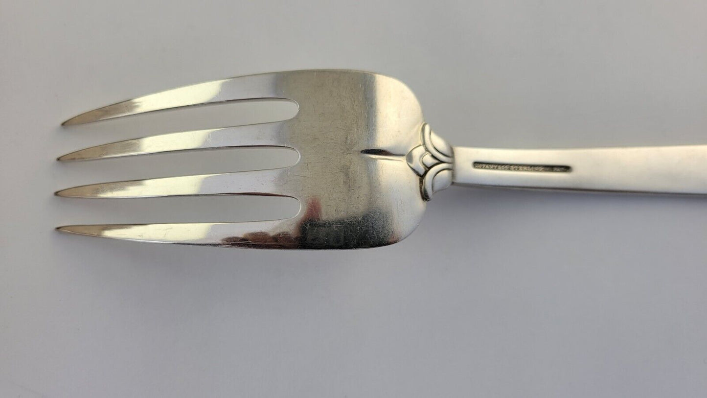 1947 Palmette by Tiffany & Co. Sterling 8 3/4" Cold Meat Serving Fork 3.1oz.