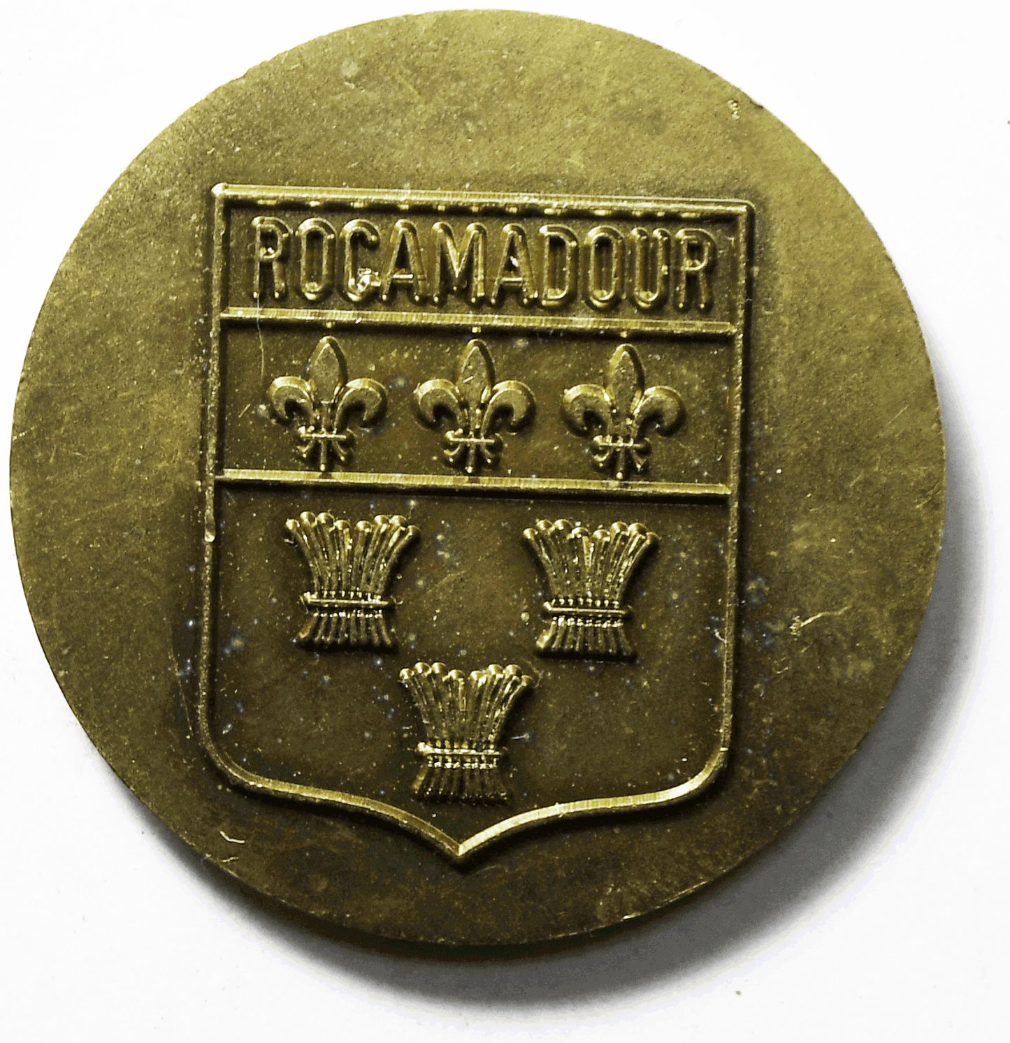 Rocamadour France Souvenir Medal 35mm Tourist Souvenir Token