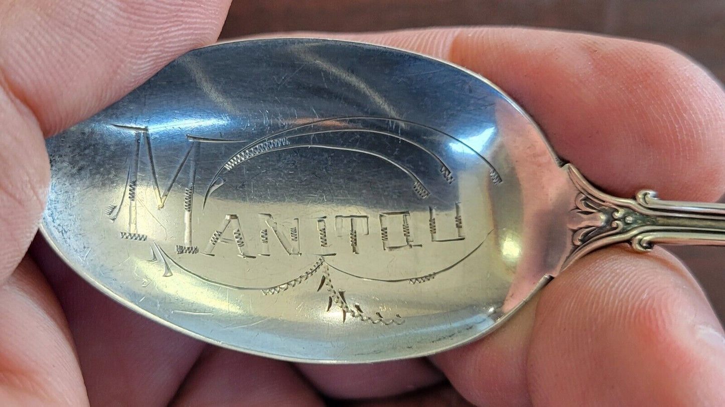 Manitou Springs Co. Sterling Silver 5 1/2" Souvenir Spoon .48oz. By Gorham