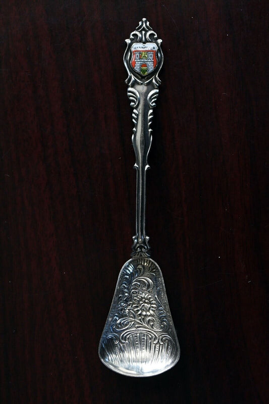 Hannover Alpacca Silver Plate Souvenir Spoon 5 3//8" Germany .57 oz.