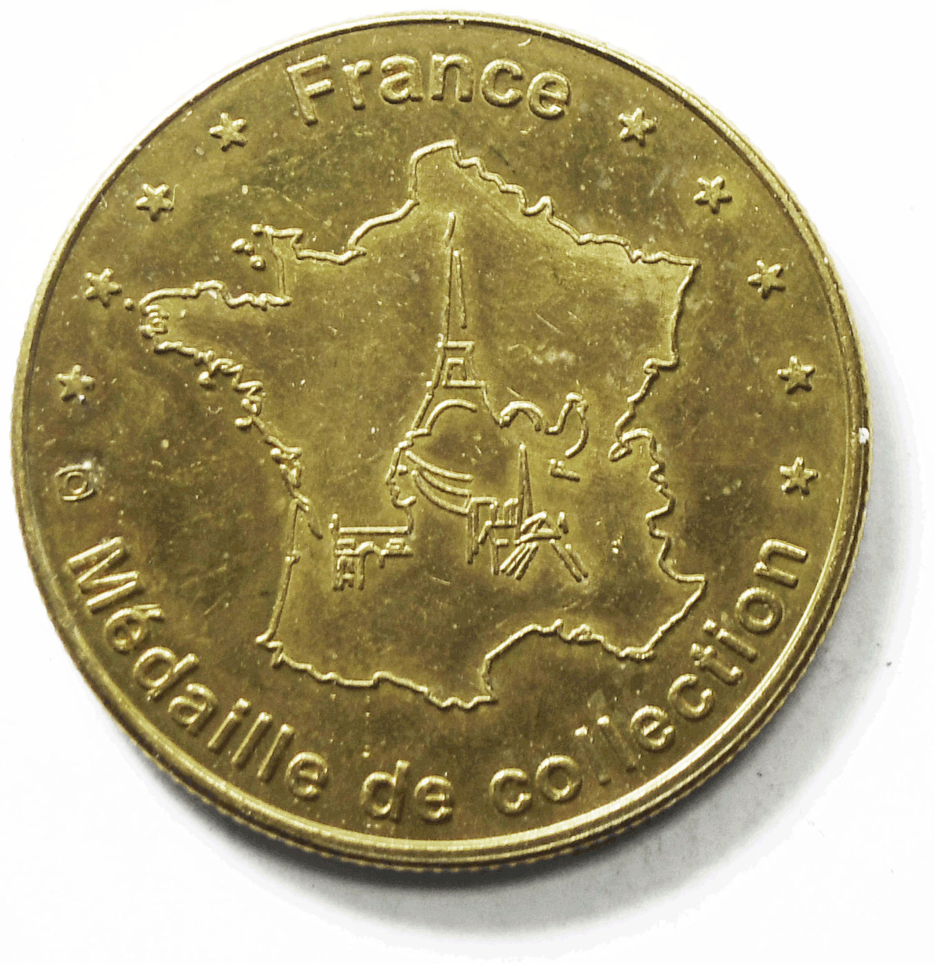 France Souvenir Token 37 Château d' Amboise Médaille de Collection 31mm Medal