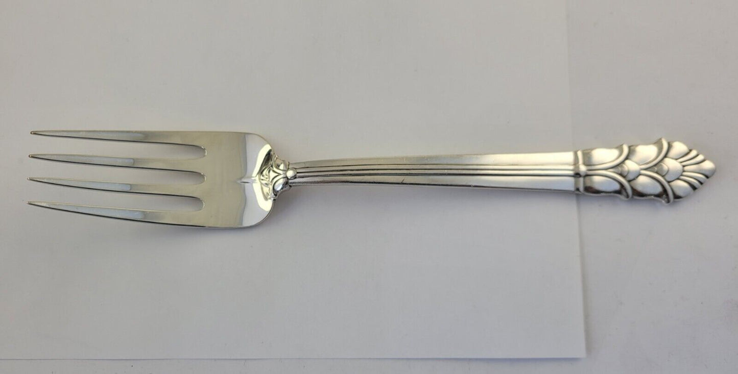 1947 Palmette by Tiffany & Co. Sterling 8 3/4" Cold Meat Serving Fork 3.1oz.