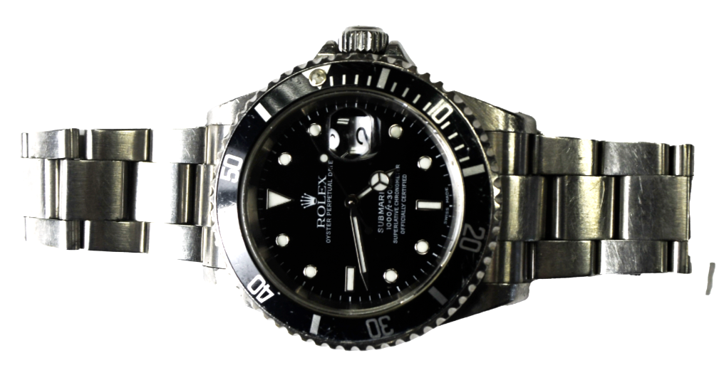 2000 Men's Rolex 16610 Submariner Black 41mm Stainless 7.5" Wrist 3135