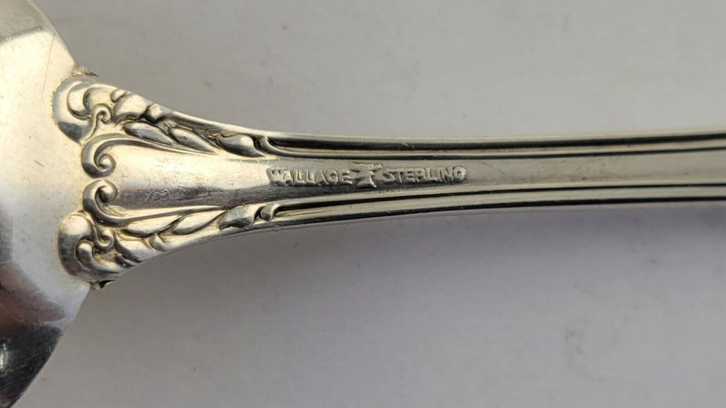 Lucerne by Wallace Sterling Silver 8 1/4" Solid Serving Spoon 1.9oz.