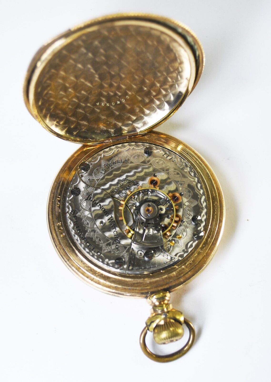 1891 Illinois Size 18 Gold Filled Hunters Case Pocket Watch Grade 51