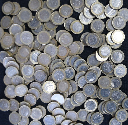 174pc One 1 Euro Coin Mixed Lot  €174 Face Value