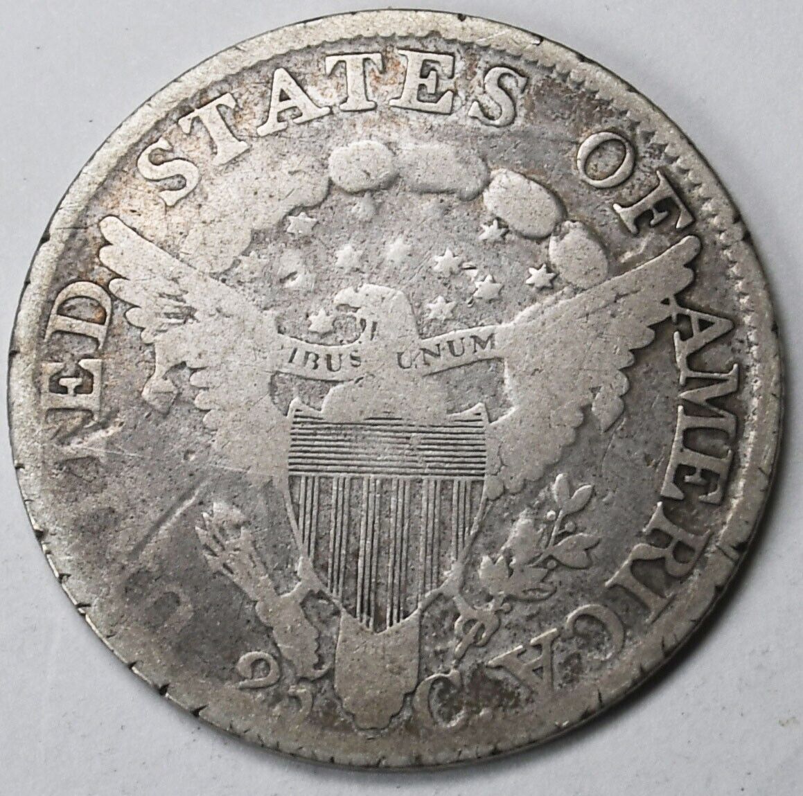 1805 25c Draped Bust Silver Quarter Dollar Rare B-3