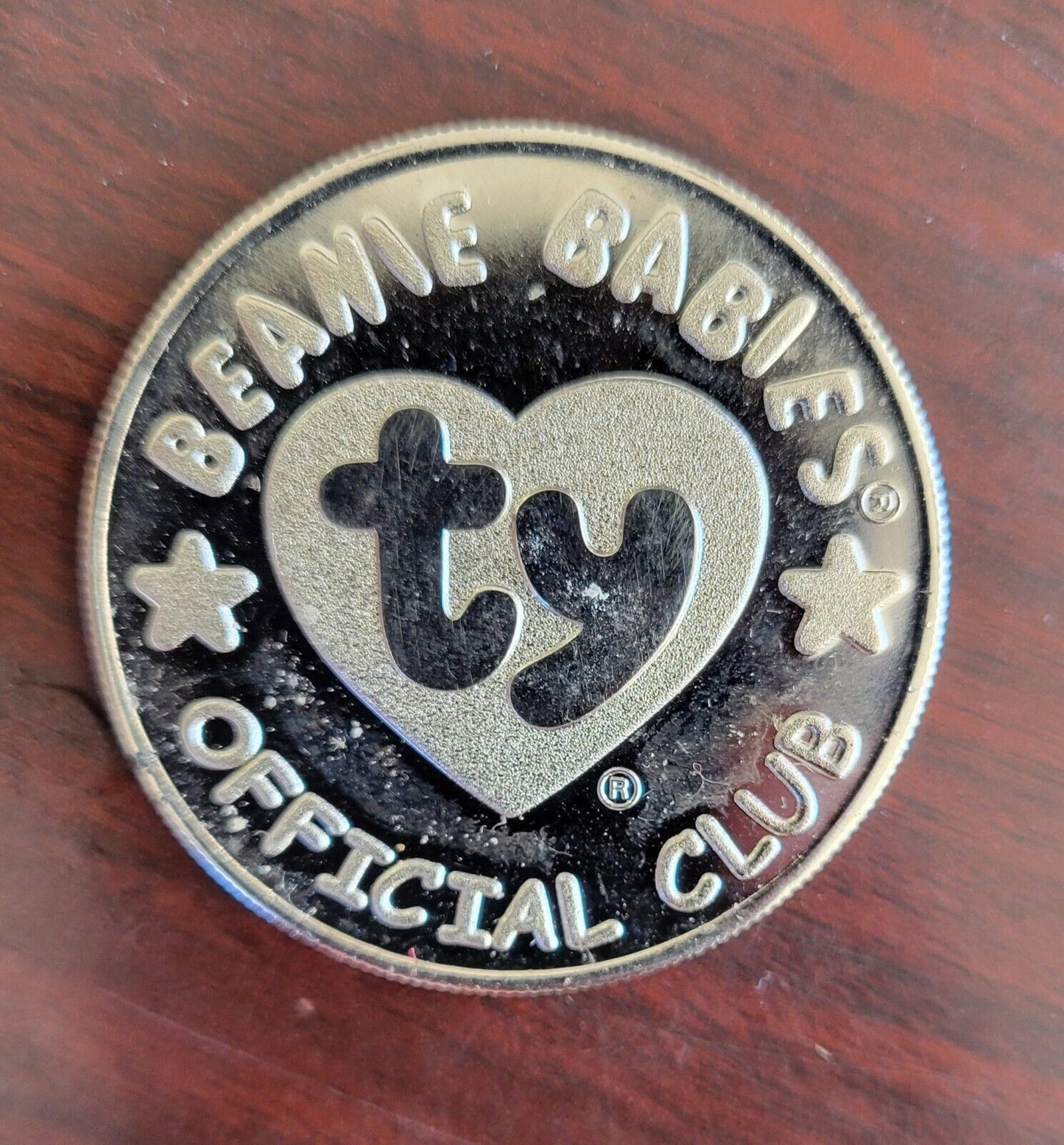 1999 Beanie Babies Chocolate Original 9 Official Club Token Medal