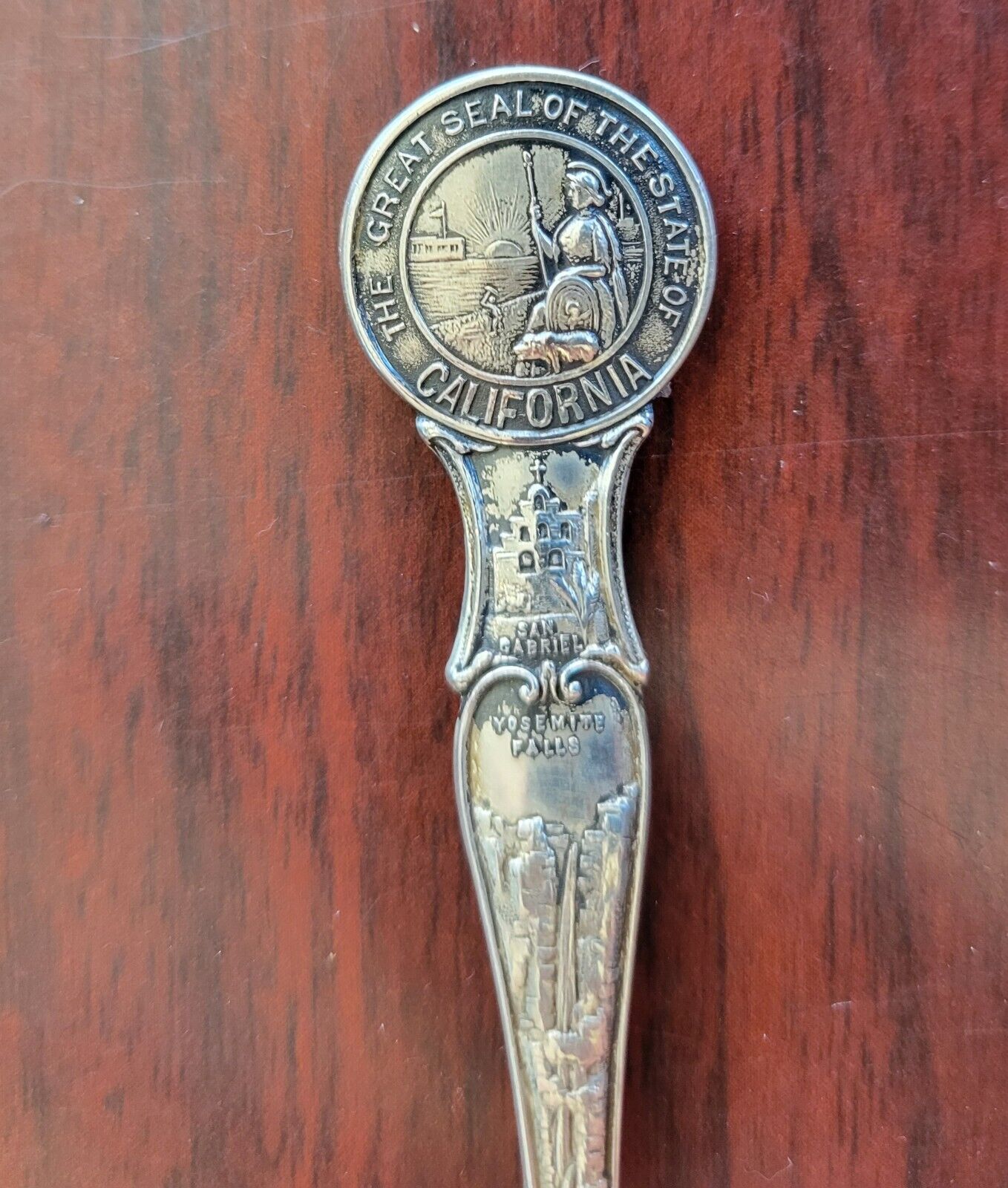 The Greek Theater Sterling 5  1/4" Souvenir Spoon .5oz. Berkley University