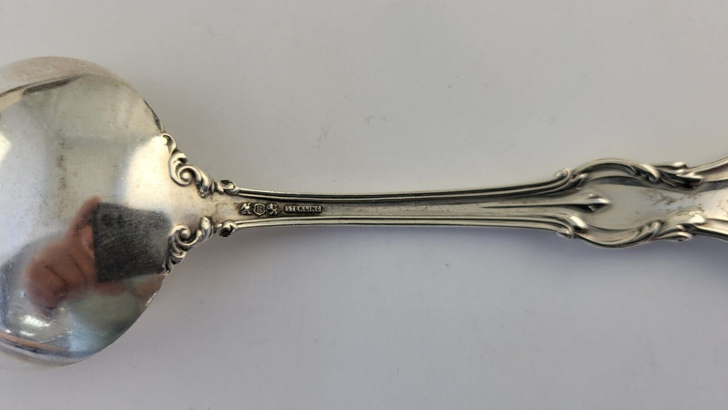 Marlborough By Reed & Barton Sterling Round Bowl Soup Spoon 5 3/4" Silver 1.1oz