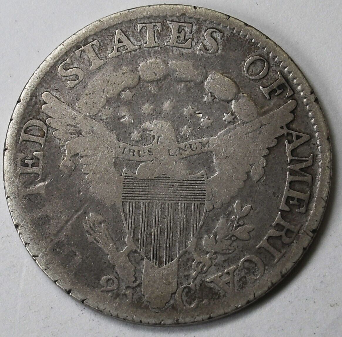 1805 25c Draped Bust Silver Quarter Dollar Rare B-3