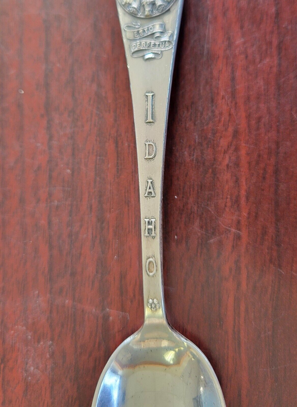 Idaho State Sterling Silver 5 5/8" Souvenir Spoon .66oz. Vintage