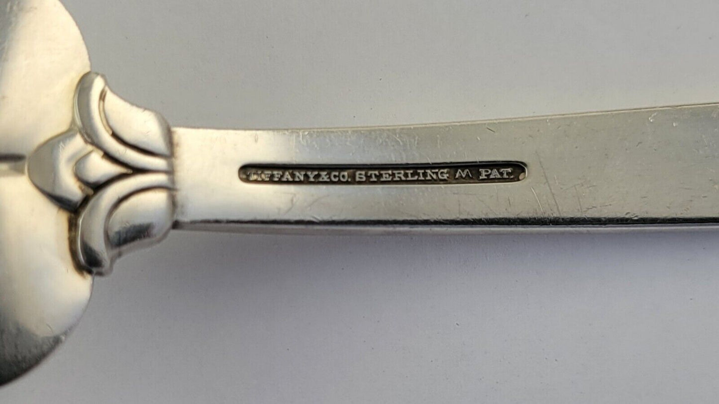 1947 Palmette by Tiffany & Co. Sterling 8 3/4" Cold Meat Serving Fork 3.1oz.