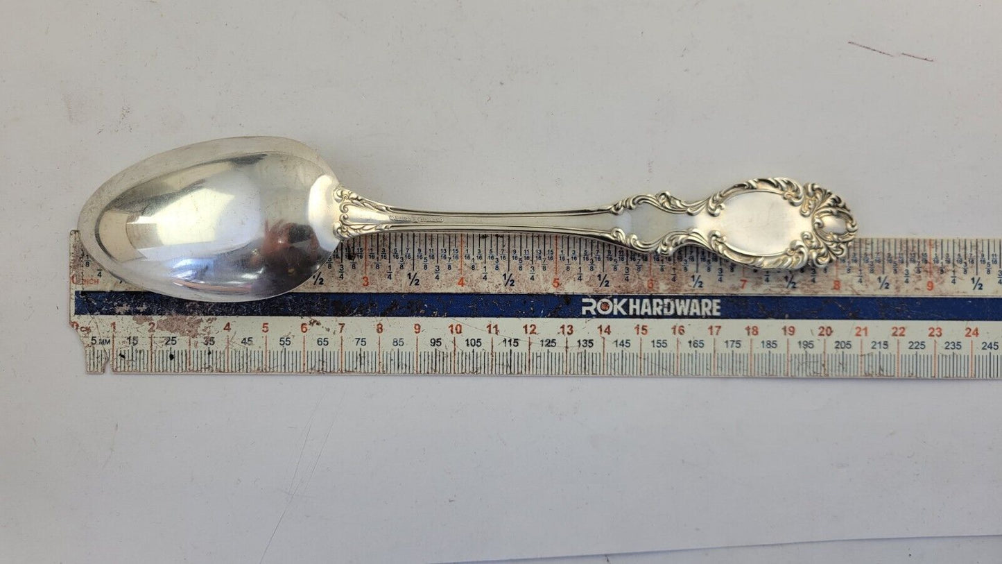 Lucerne by Wallace Sterling Silver 8 1/4" Solid Serving Spoon 1.9oz.