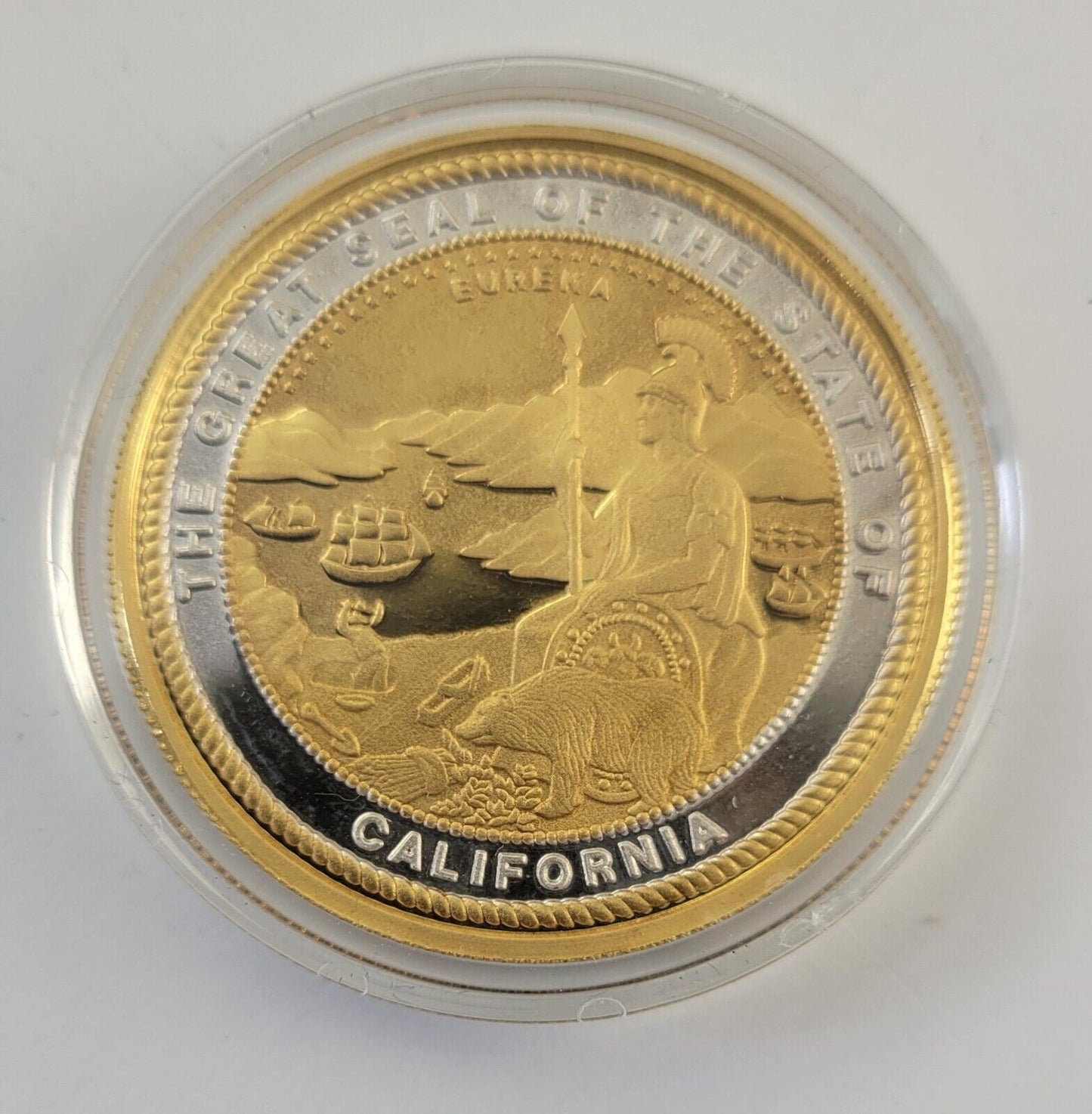 1848-1998 Gold Discovery California Sesquicentennial 1oz .999 Fine Silver Boxed