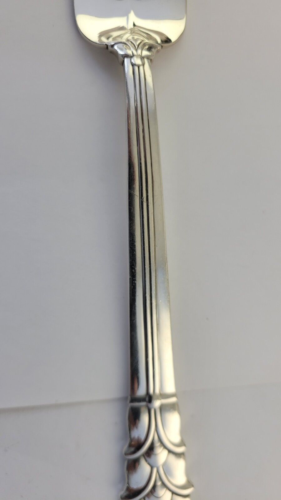 1947 Palmette by Tiffany & Co. Sterling 8 3/4" Cold Meat Serving Fork 3.1oz.