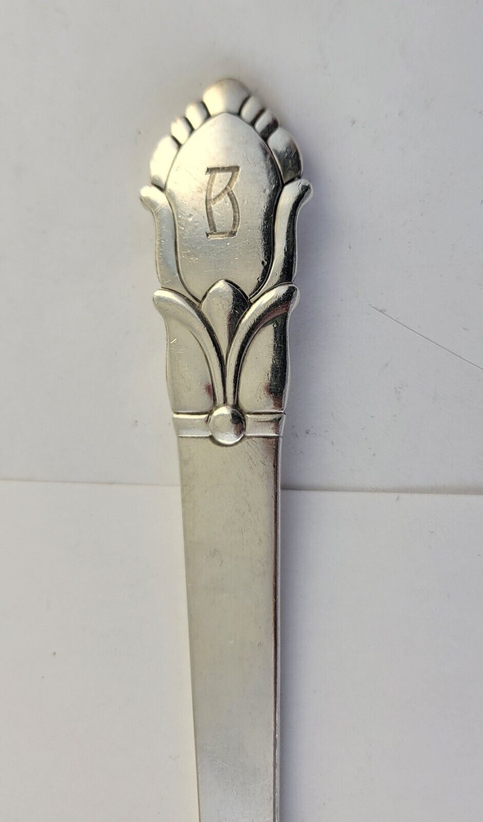 1947 Palmette by Tiffany & Co. Sterling 8 3/4" Cold Meat Serving Fork 3.1oz.