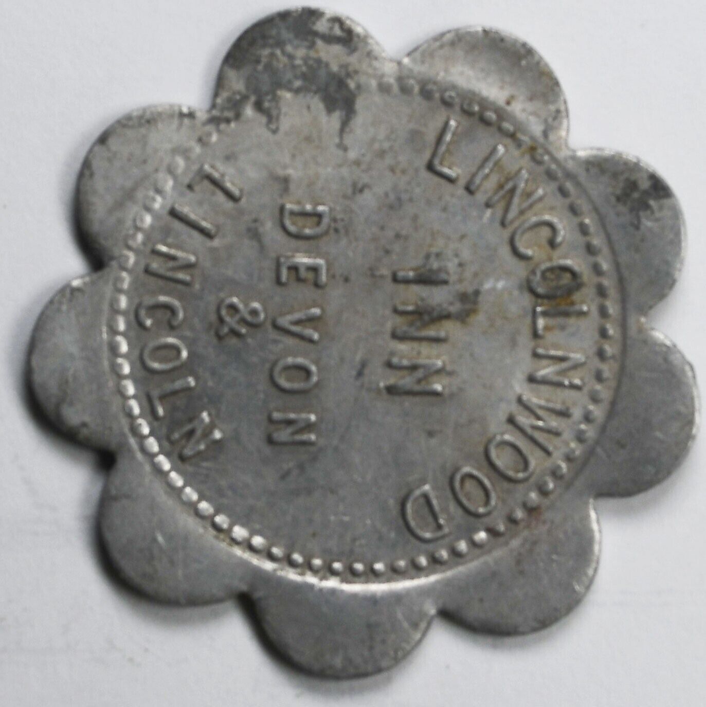 Vintage Lincolnwood Inn Devon & Lincoln Illinois Token 32mm Aluminum