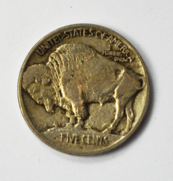 1913 Type 1 5c Buffalo Nickel Rare Five Cents US Coin Philadelphia