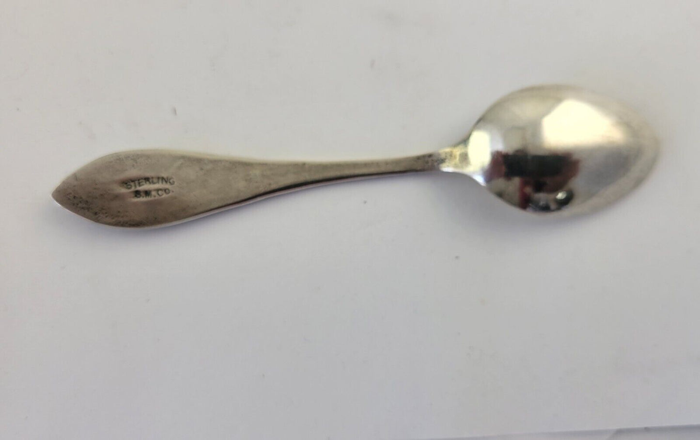 Ontario Canada Enameled Sterling Silver 4 3/4" Souvenir Spoon .61oz. By B.M. Co.